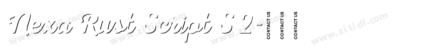 Nexa Rust Script S 2字体转换